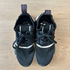 Adidas NMD_R1 Black Iridescent Women's Athletic Shoes